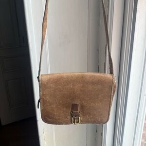 Brown Leather Crossbody Bag